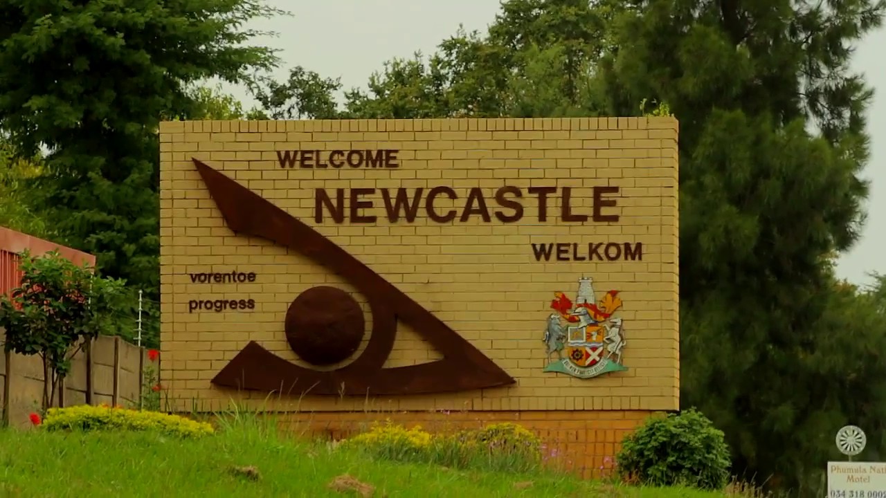 designer pool covers A sign that says welcome to newcastle (no keywords applicable)